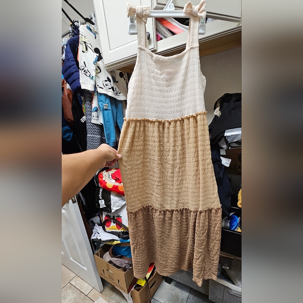 Design History Textured Cream dress